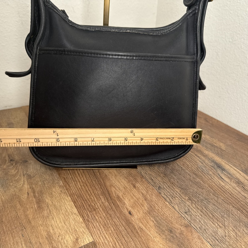 Vintage Coach Legacy Zip Crossbody Bag Black 9966 Made In USA 90s GUC - Picture 5 of 16